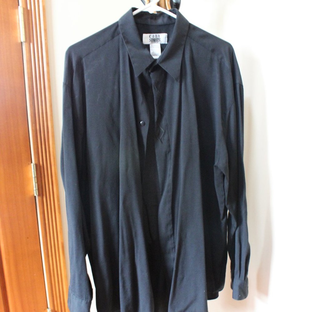 Black dress shirt